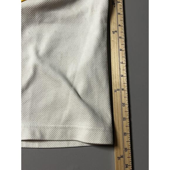 Los Angeles Lakers Shirt Mens 2XL White Purple Gold NBA Basketball Nike Half Zip - Picture 13 of 16